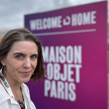 Interior Designer Rebecca West at Paris' Maison et Objet trade show